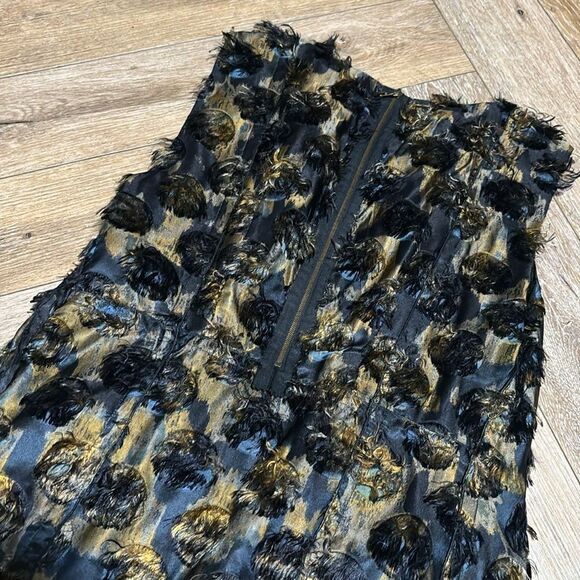 MARNI Silk Printed Polka Dot Fringe Runway Shift - Picture 5 of 8